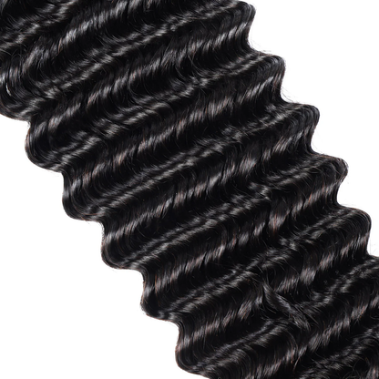 Bulk For Braiding Hair Deep Wave  No Weft Brazilian Virgin Human Hair for Braiding Hair