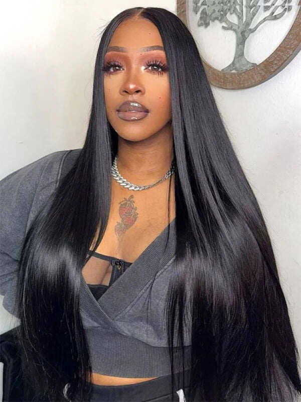 13x6 Glueless Lace Front Wig – Pre-Everything Drawstring Dome Cap, 180% Density Wear & Go Wig – US Stock