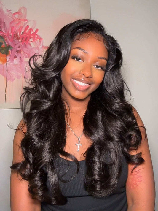 belvedon-Styled Butterfly Cut Layered Yaki Straight Glueless Install Half Wig With Draw-string Beginner Friendly