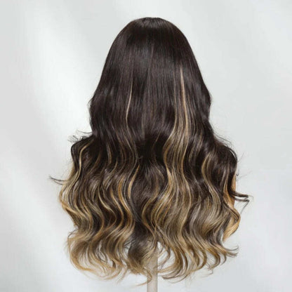 Glueless Drawstring Wig 13×6 HD Lace 24 Inch 250% Density – Invisible Knots Pre Bleached Pre Plucked Pre Cut – Out Box Ready Human Hair Wig